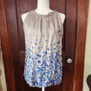 Giusy, Silk floral tank top, Size L